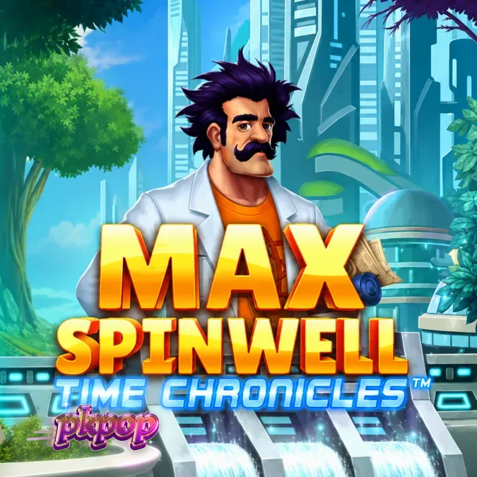 Max Spinwell: Time Chronicles স্লট গেমের একটি দৃশ্য যেখানে টাইমলাইন প্রগ্রেশন ফিচারটি প্রদর্শিত হচ্ছে।